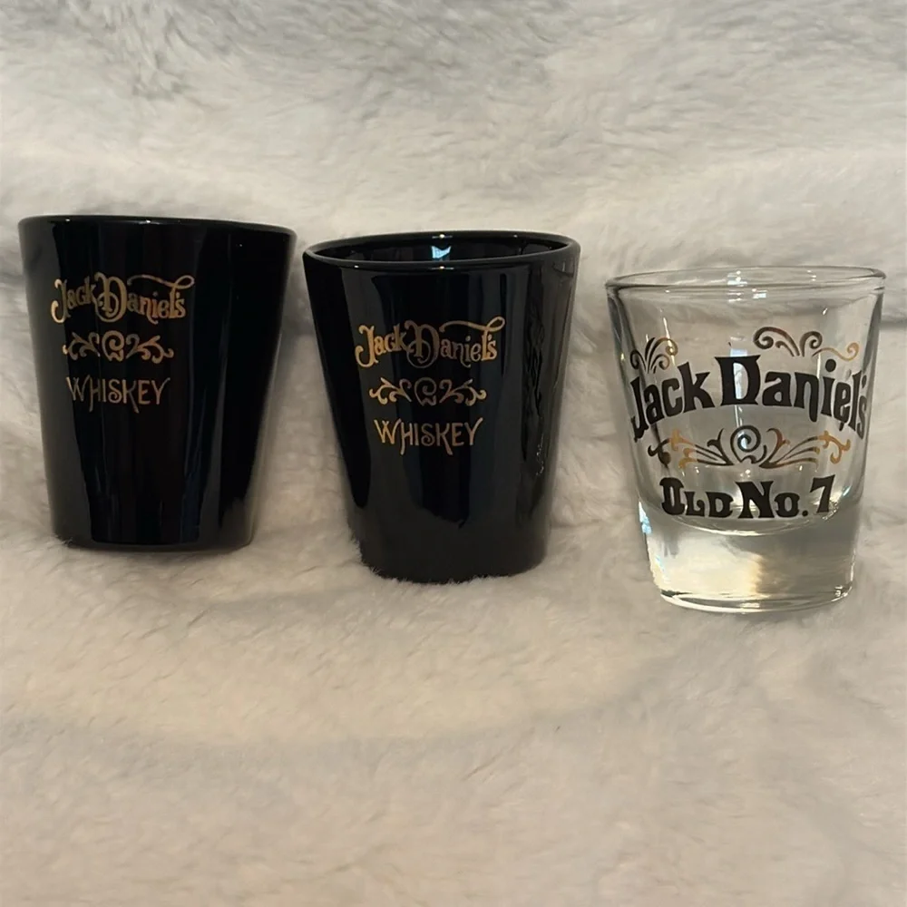 Jack Daniel's shot glasses EUC